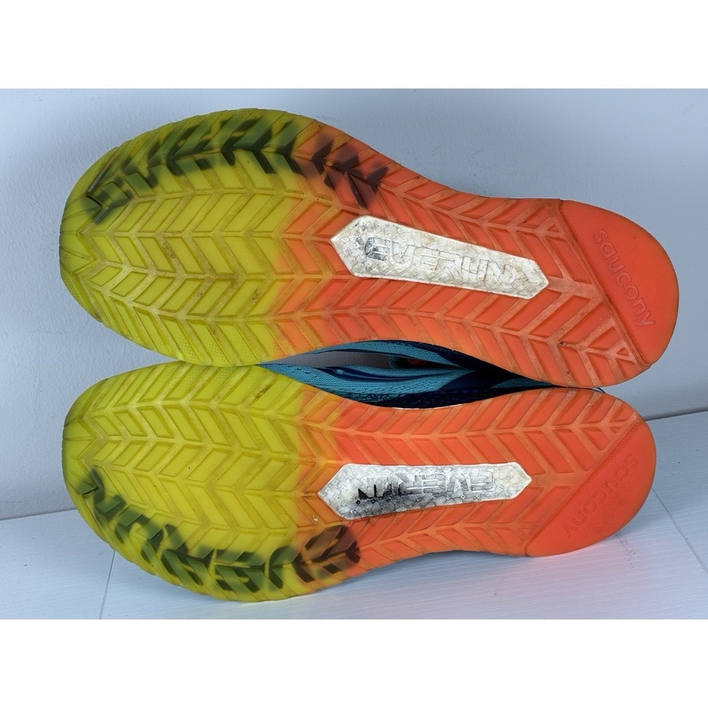 SAUCONY Freedom ISO Everun Blue Training Sneaker Athletic Running Size 9 - Picture 7 of 9